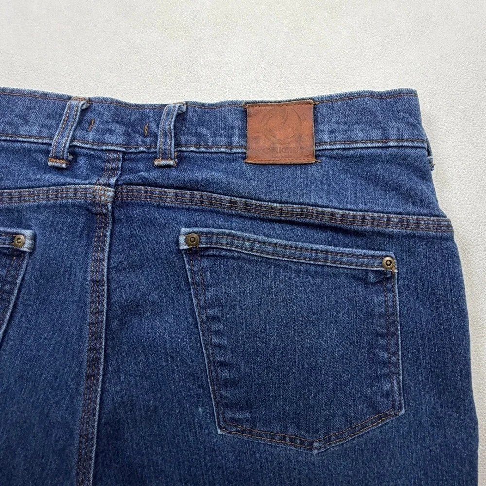 Origin Maine Delta 68‎ Bootcut Jeans Mens W38 L32 Dark Wash Blue Made in USA
